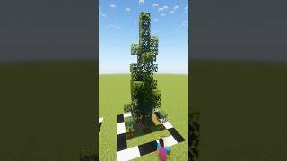 Minecraft  Custom Tree Tutorial minecraft 100days minecraftbuilding [upl. by Sedgewake]