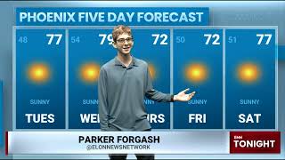 ENN Tonight Phoenix Five Day Forecast with Parker Forgash [upl. by Sezen277]