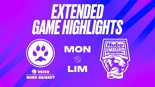 Belfius MonsHainaut vs Hubo Limburg United  Game Highlights [upl. by Aluino]