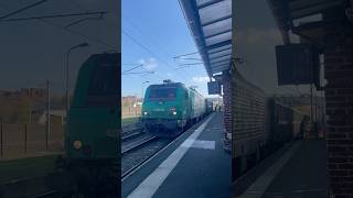 BB 27095  tombereaux en gare SNCF de BullyGrenay [upl. by Einberger252]