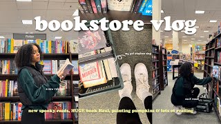 cozy fall bookstore vlog🕯️🧸🍂spend the day book shopping at barnes amp noble with me  HUGE book haul [upl. by Bondie922]