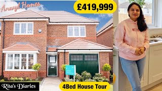 New Build House Tour in Chester UK  Ascot from Anwyl homes  show home tour  200 [upl. by Holna]