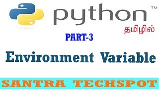 3  Python beginners tutorial  Setting Environment Variable  Python tutorial in tamil [upl. by Jerz]