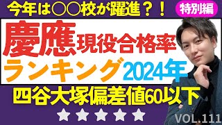 ＃111【中学受験】2024年慶應義塾大学現役合格率ランキン！四谷大塚偏差値60以下の私学sapix 早稲田アカデミー 中学受験 受験 偏差値 慶應大学 私立高校 大学受験 [upl. by Cynthie221]