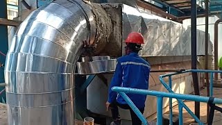 ISOLASI STEAM DRUM DAN JALUR JALUR PIPA BOILER [upl. by Michaela]