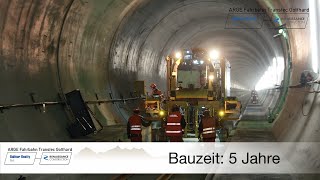 Projekt Exzellenz – Feste Fahrbahn im Gotthard Basistunnel [upl. by Harlan]