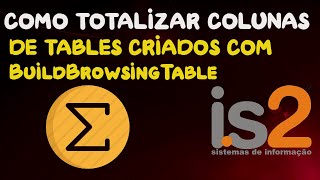 Totalizar Coluna BuildBrowsingTable  Windev Tutorial [upl. by Seka]