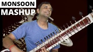 Bollywood Instrumental Mashup  Monsoon Mashup  Bhagirath Bhatt Sitar [upl. by Caputto]