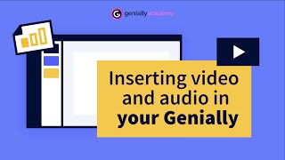 Inserting video and audio in your genially [upl. by Aihceyt]