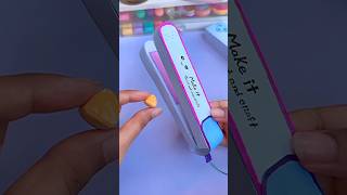 DIY Hair straightener 🌸 shorts tonniartandcraft youtubeshorts love art craft [upl. by Ecirp]