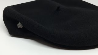 Laulhère Hats 🇫🇷 Eva Merino Wool Beret Black  Béret en laine Mérinos Eva noir [upl. by Clinton]