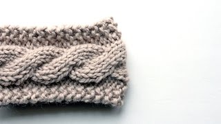 How to Sew the Seam  FREE Headband Knitting Pattern [upl. by Hayyim63]