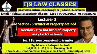 Lecture3 Section 57 What kind of Property may be transferred who can transfer amp what is transfer [upl. by Gotcher]