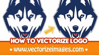 How to redraw vectorize logo into a vector format [upl. by Fries501]