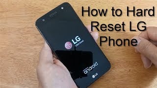 How to Hard Reset LG Mobile Tracfone  Open Locked Android Phone LG  Free amp Easy [upl. by Reidid]