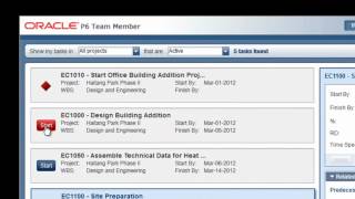 Primavera P6 Team Member Web Application [upl. by Ladd797]