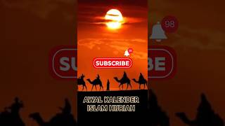 Awal kalender Islam hijriahshorts [upl. by Nitsrek441]