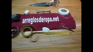 Arreglos de ropa Curso de coser y arreglar ropa Parte 1 Utiles necesarios [upl. by Rettke]