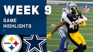 Steelers vs Cowboys Week 9 Highlights  NFL 2020 [upl. by Eilyab]