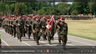 25 Brygada Kawalerii Powietrznej DEFILADA 30 lecia Tomaszów Mazowiecki 14062024 [upl. by Meehaf]