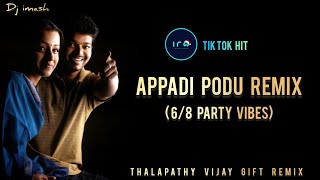 Appadi podu dance remix  68 party vibes  1080p  Djay imash Ashsehu [upl. by Ettezil]