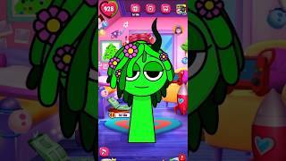 Verde Vineria Sprunki as my talking angela 2 shorts mytalkingangela2cosplay vineriasprunki [upl. by Munro]