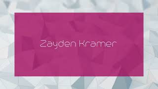 Zayden Kramer  appearance [upl. by Aem]