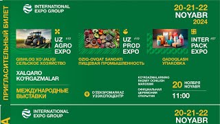 UZ AGRO EXPO 2024 дар шаҳри Тошканди Ҷумҳурии Ӯзбекистон [upl. by Crista]