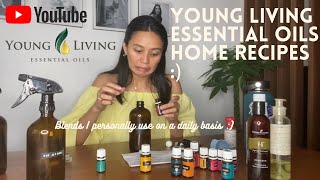 YOUNG LIVING ESSENTIAL OILS HOME RECIPES [upl. by Corinne]