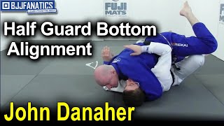 Half Guard Bottom The Alignment Issue by John Danaher [upl. by Devonna]