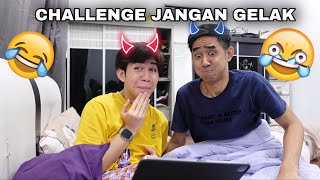 CHALLENGE JANGAN GELAK 🤣 AQILZULKIFLEE DAN AKIDDOS 😝 [upl. by Arbba924]