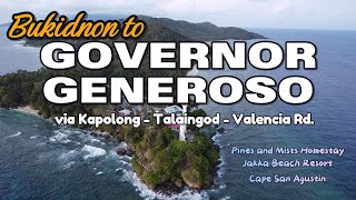 Valencia to Governor Generoso via Talaingod  Solo Ride  Honda Click 125i v2 [upl. by Yannodrahc]