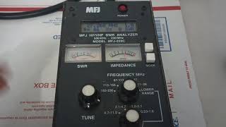 MFJ 259C Antenna analyzer for sale roostercbcom [upl. by Drake145]