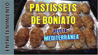 Pastissets de Boniato Pasteles dulces de boniato [upl. by Accisej]