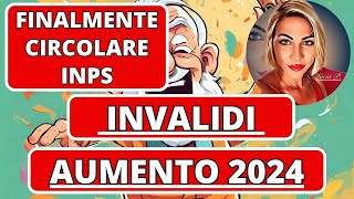 🏆 Aumento Pensioni Invalidi Ufficiale 2024 💰 [upl. by Anastice]