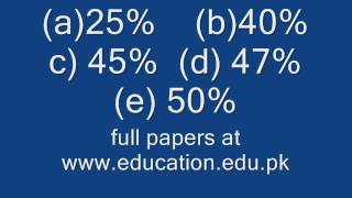 IIU BCS International Islamic University Islamabad Computer Science Admission Test sample paper [upl. by Enelyad693]