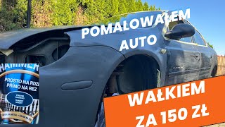 Pomalowałem auto wałkiem farbą na rdzę za 150 zł  ‼️Wyszło elegancko petarda [upl. by Rossing694]