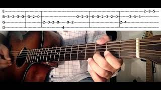 Canon in D  Guitar Tutorial Lesson with Tabs  How to play Canon in D Guitar [upl. by Carolynne502]