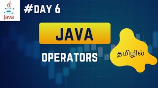 Operators in java  Java Tutorial in Tamil  Java in tamil  Sivas infotech [upl. by Solohcin]