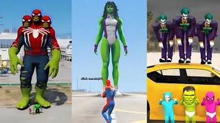 SPIDERMAN vs SHE HULK vs JOKER [upl. by Deidre640]