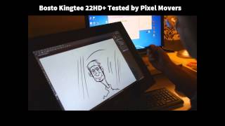 Bosto 22HD Tablet Monitor Review Wacom Cintiq Alternative [upl. by Petrie231]