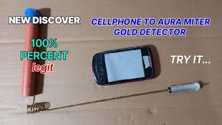 DIY CELLPHONE TO GOLD DETECTOR SUPER ACTIVE AND ACCURATE [upl. by Samled621]