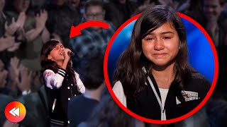 Little Girl Gets Picked Out of the Audience to Audition on AGT Stage [upl. by Ahscrop882]