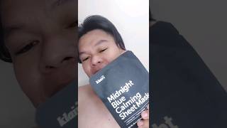 Dear Klairs Midnight Blue Calming Sheet Mask Tons Try It [upl. by Aremahs]