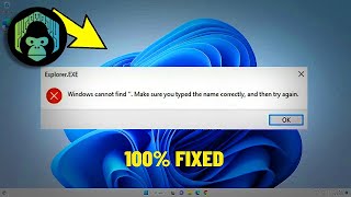 SOLVED Windows cannot find Make sure you typed the name correctly Fix [upl. by Asssilem]