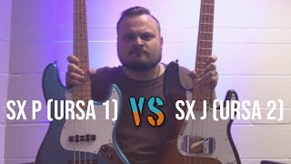 SX P BASS vs SX J BASS [upl. by Issak]