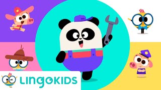 COMMUNITY HELPERS SONG 🧑‍⚕️🧑‍🚒🎶  Songs for kids  Lingokids [upl. by Oicnoel]