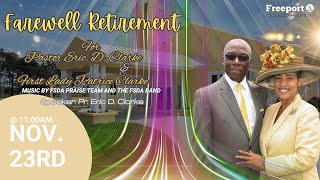 SAT 23rd NOV 2024 1100 AM  SPEAKER  Pastor Eric D Clarke [upl. by Einnep]