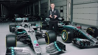 2019 vs 2018 Mercedes F1 Car Explained [upl. by Ahnavas]