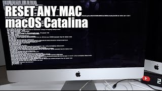 How to Erase amp Reset any Mac to Factory Settings ║ macOS Catalina [upl. by Anaillil550]